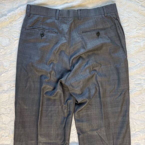 Sakes Fifth Ave Black Label Ermenegildo Zegna Gray Suit Set - Mens 38 Blazer - Picture 11 of 15